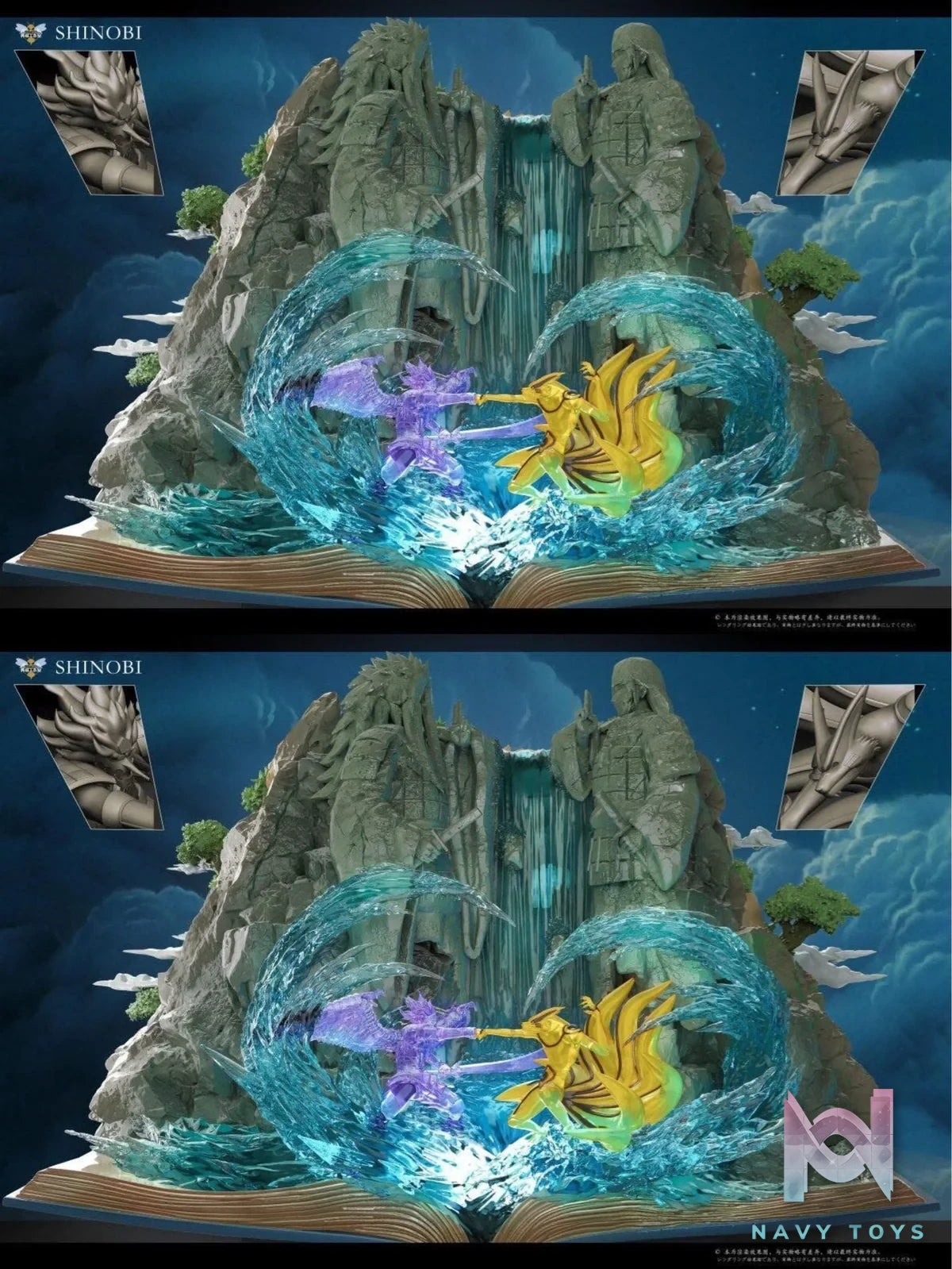 Village Hidden in the Leaves & Valley of the End - Naruto - WASP Studio resin statue WASp Studio anime figure