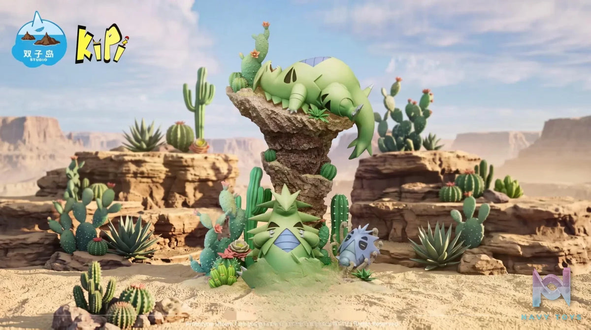 Shuang Zi Dao Studio X KiPi Studio – Eco Series Tyranitar Evolution Group Pokémon
