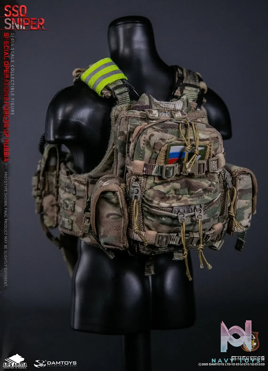 DAMTOYS – 1/6 Scale Russian Federation SSO Special Forces Sniper Item No. 78108 (Licensed)