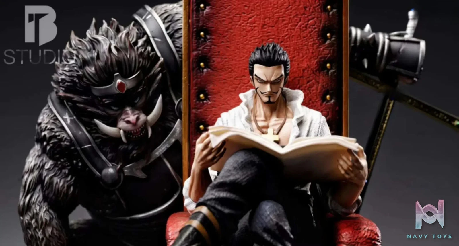 BT Studio – One Piece Oka Shichibukai #5 Seated Dracule Mihawk
