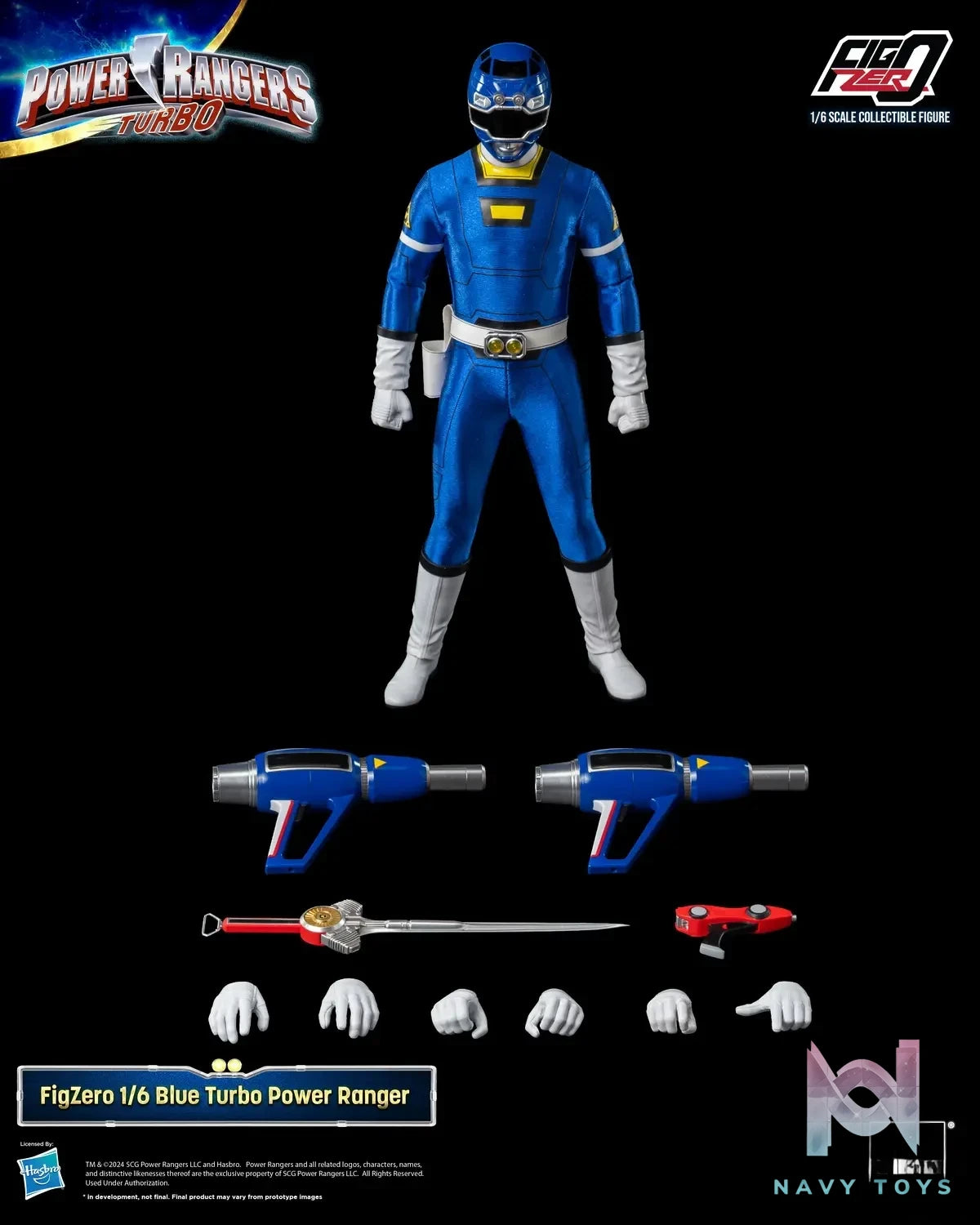 Threezero – Super Hero 1/6 Mighty Morphin Power Rangers Set 3Z08180W0 (Licensed)