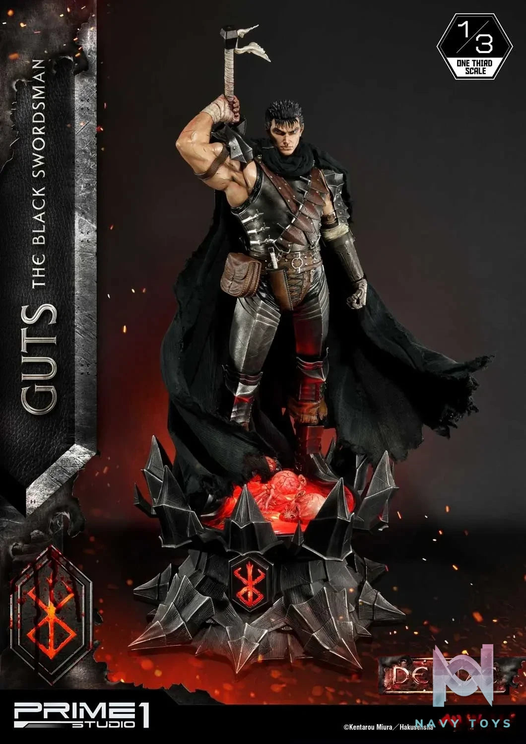 Prime 1 Studio – Museum Masterline Berserk Guts The Black Swordsman MMBR-01 MMBR-01DX (Licensed)