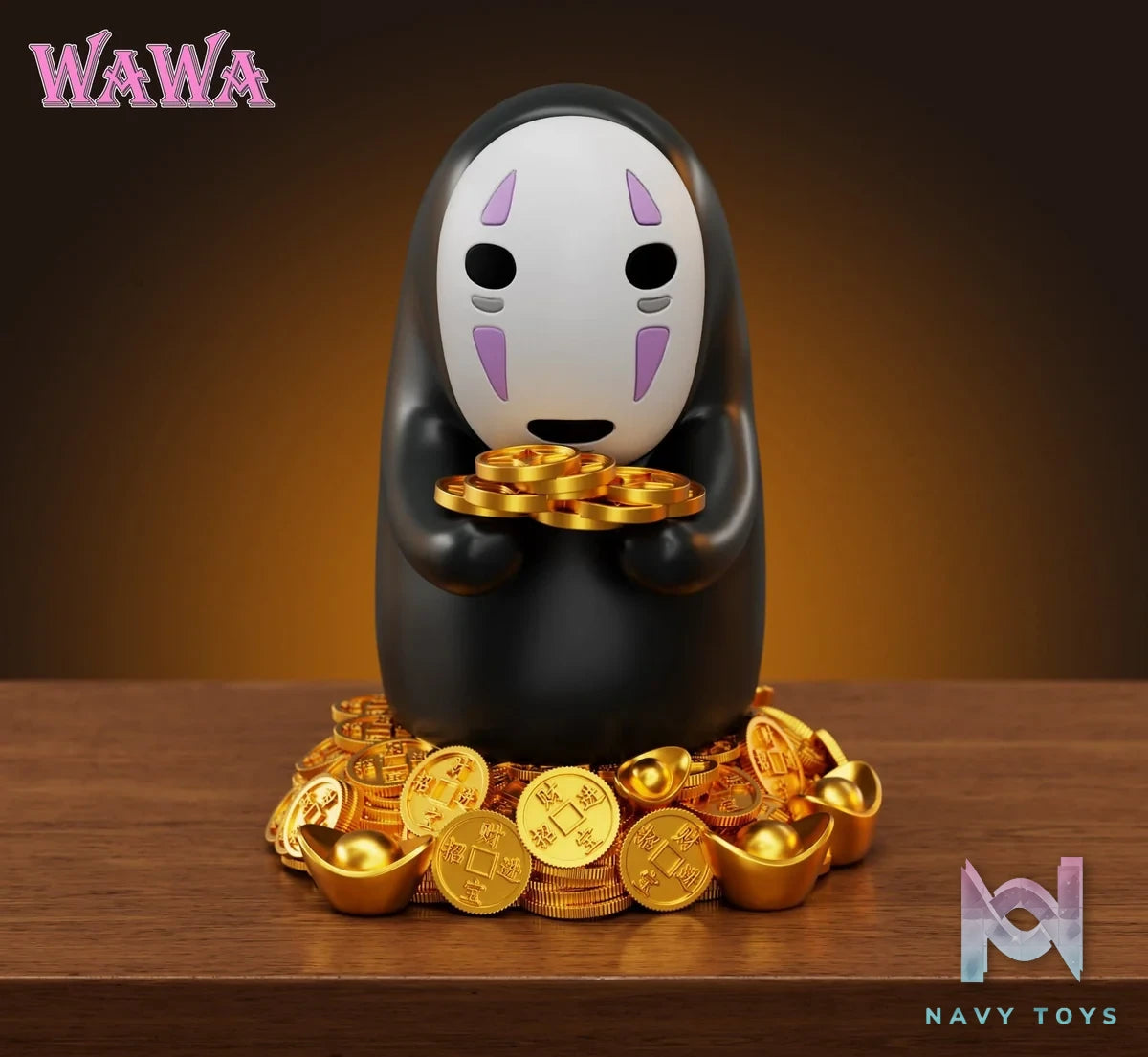 Lucky No Face resin statue WAWA Studio anime figure