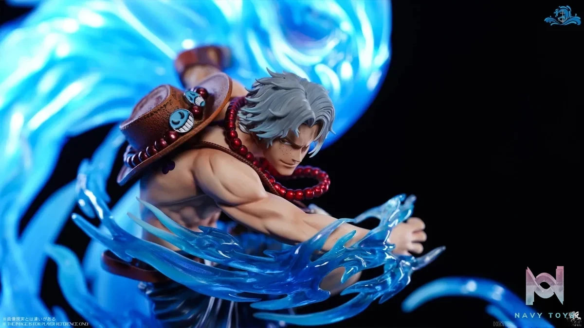 Po Lang Studio - One Piece Portgas D. Ace Dual Version resin statue Navy Toys anime figure