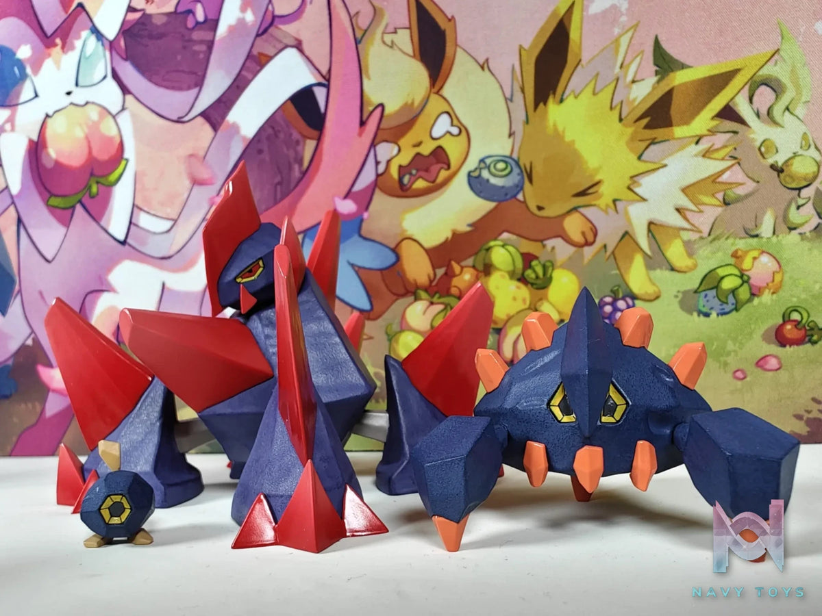 Sugar cube Studio – Pokémon Roggenrola Evolution Set