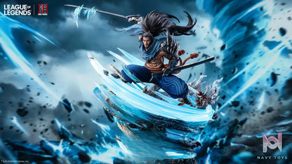 JIMEI PALACE Studio – League of Legends Yasuo The Unforgiven Scale Statue (Licensed)