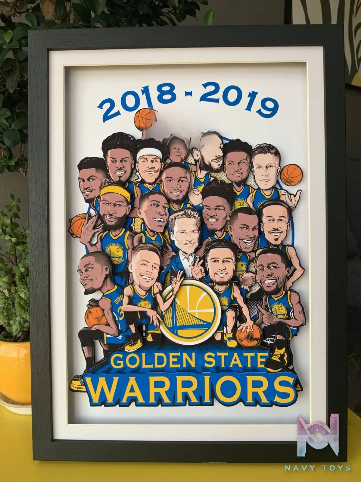 KALA HOME Studio – Golden State Warriors #01 3D Decorative Painting NBA