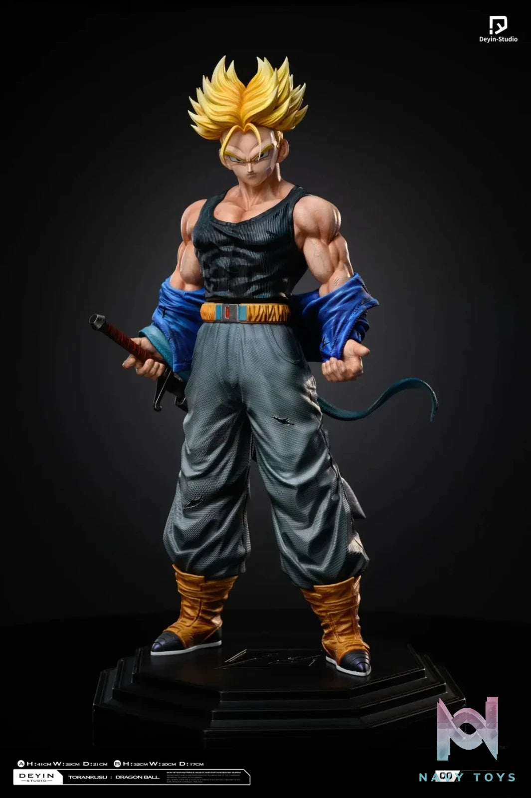 Deyin Studio - Dragon Ball Future Trunks resin statue Navy Toys anime figure