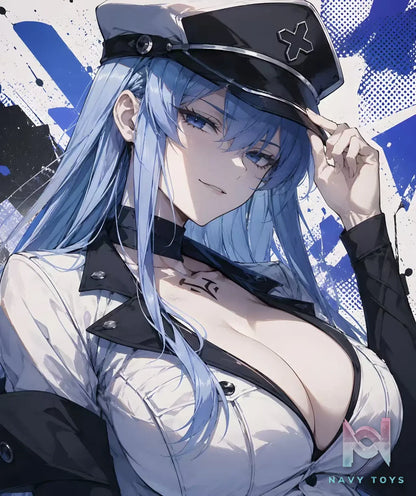 H-TWO Studio – Esdeath Anime Decorative Painting Akame Ga Kill