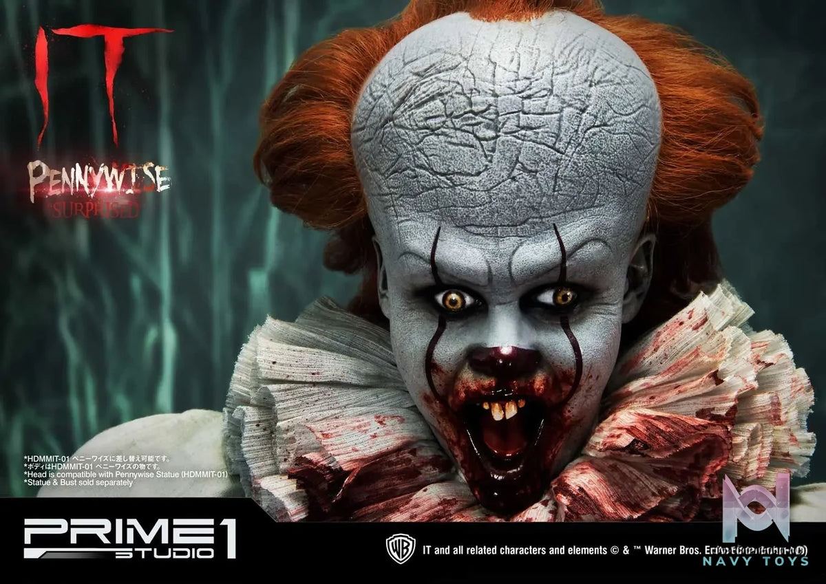 Prime 1 Studio – High Definition Bust IT (Film) Pennywise Head HDBIT-01 HDBIT-02 HDBIT-03 HDBIT-ALL (Licensed)