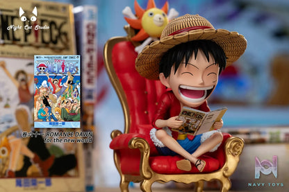 Night Cat Studio – One Piece Reading Luffy