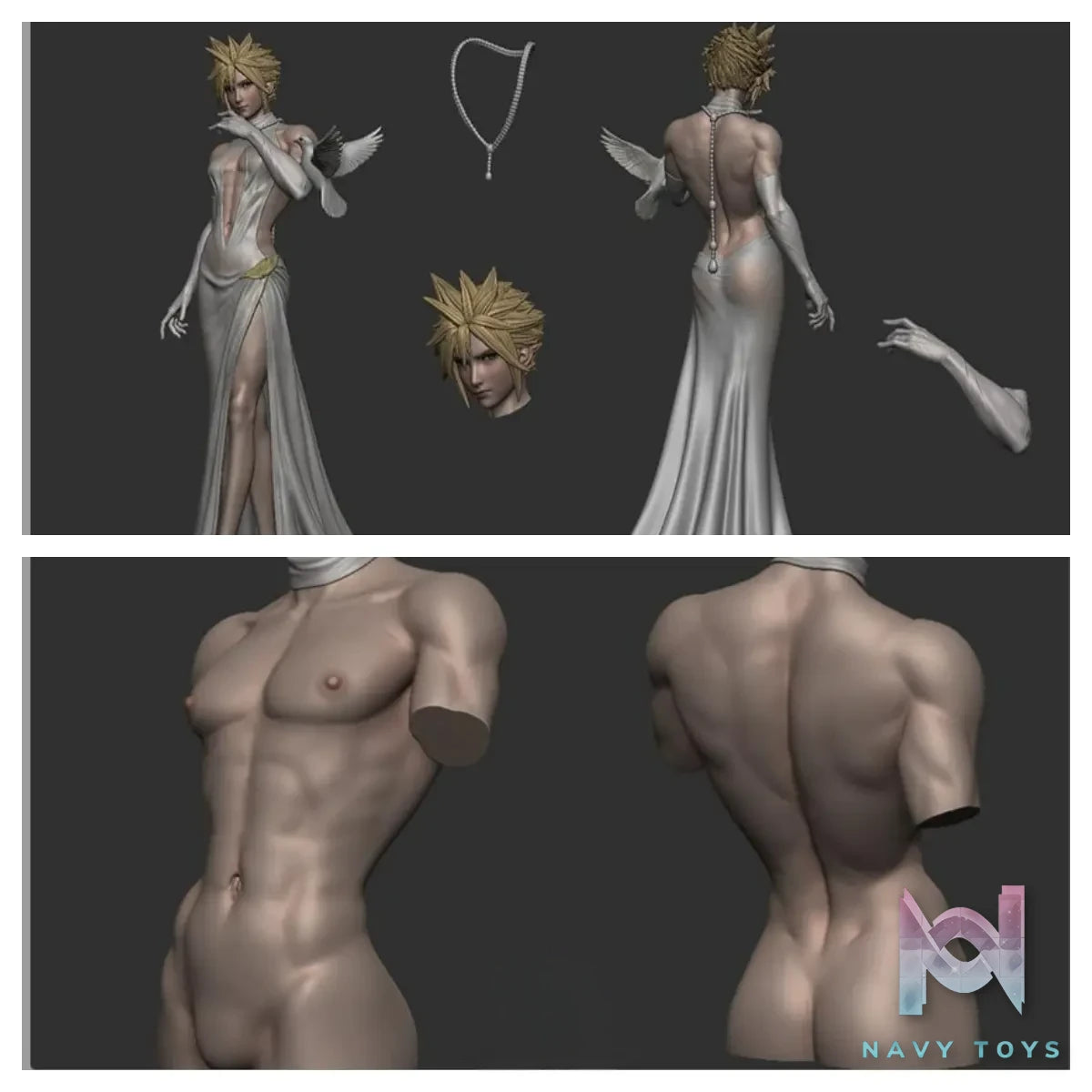 NekoNest Studio – Cloud Strife Final Fantasy VII