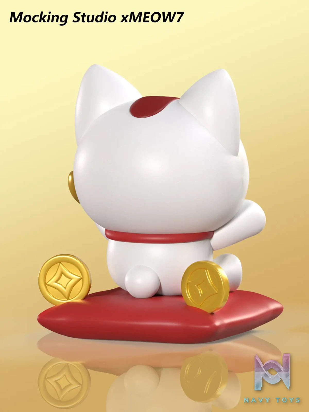 Zhu Yi Wan Jia Studio X Meow7 Studio – chiikawa Usagi cos Turbo Granny Lucky Cat Figurine