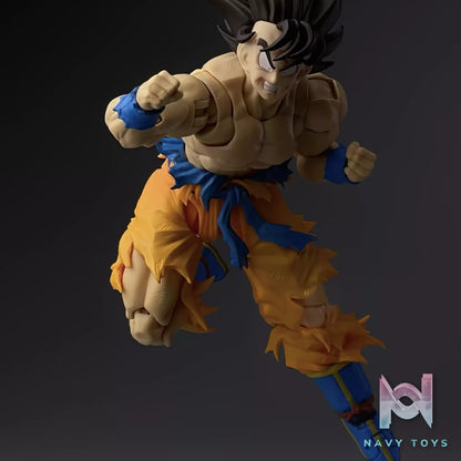 Recustom Studio – Dragon Ball Son Goku & Vegeta Beaten Double Head Sculpture Set