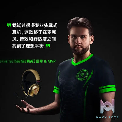 Razer – BlackShark V3 Pro CS2 Dragon Lore Edition Esports Headphones Counter-Strike 2 (Licensed)