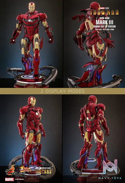 Hottoys – Iron Man Mark III (Armor Suit Up Version) 1/6th scale Collectible Figure MMS825D72 (Licensed)