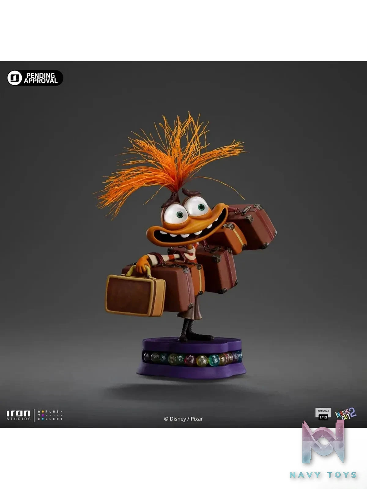 Iron Studio – Inside Out 2 Joy DSNEY112724-10 & Anxiety DSNEY112824-10 (Licensed)