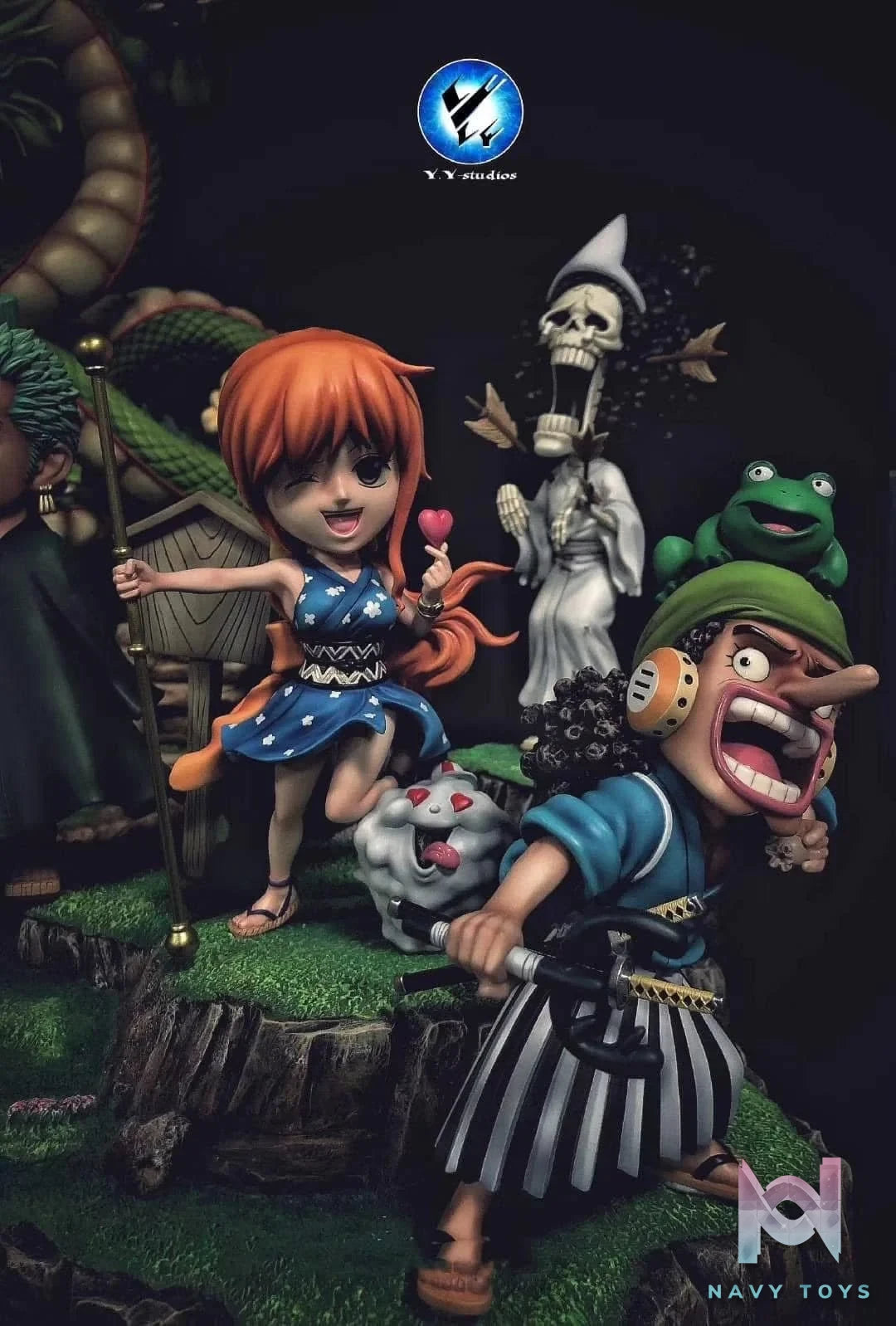 Yaya Studio - Team mugiwara Wano - One Piece resin statue Yaya studio anime figure