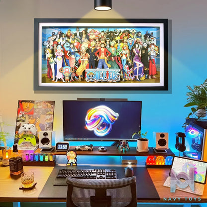 KALA HOME Studio – One Piece Multiple Characters #08 3D Decorative Painting One Piece
