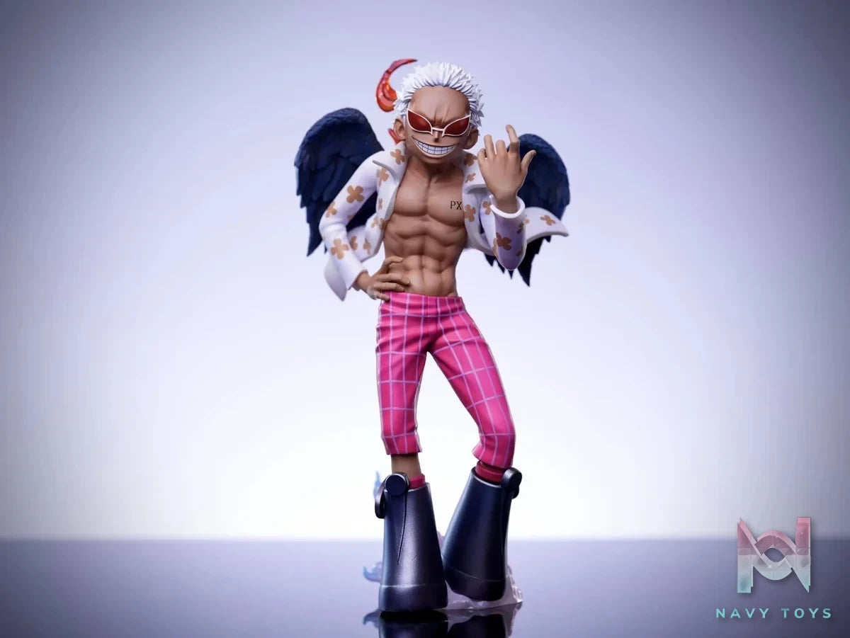 Super Guai Studio - One Piece Seraphim Donquixote Doflamingo resin statue Navy Toys anime figure