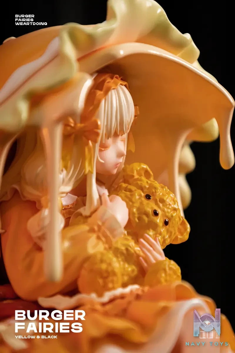 WeArtDoing Studio – Original The Sleeping Beauty-Burger Fairies- Yellow & The Sleeping Beauty-Burger Fairies-Black (Licensed)