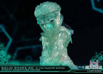 First 4 Figures – Metal Gear Solid – Solid Snake SD 8″ PVC Painted statue (Licensed)