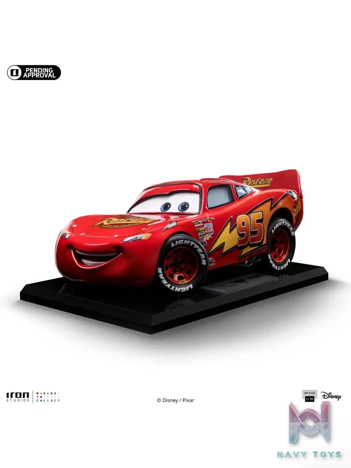 Iron Studio – Cars Lightning McQueen DSNEY114024 DSNEY113924-10 (Licensed)