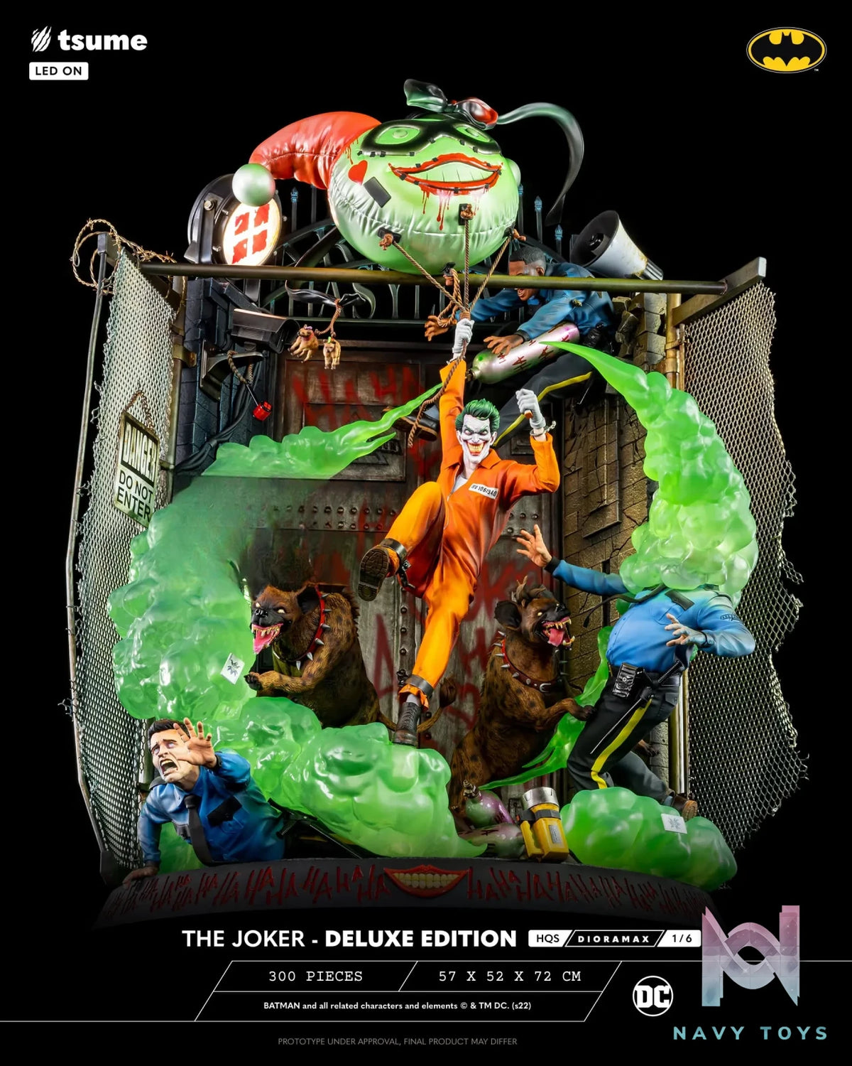 Tsume Studio – DC Comics HQS Dioramax The Joker 1/6 Scale Limited Edition Statue (Licensed)