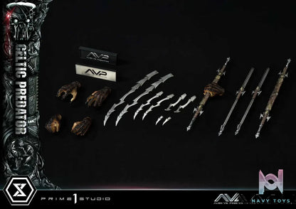 Prime 1 Studio Museum Masterline Alien vs. Predator Celtic Predator MMPR-05 MMPR-05S