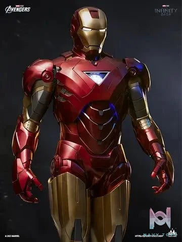 QUEEN Studio - Marvel Iron Man Mark VI 1/1 Statue (Licensed) resin statue Navy Toys anime figure