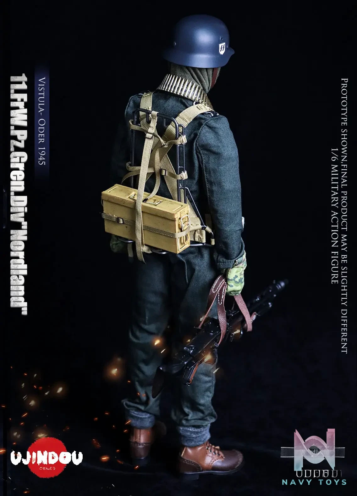 UJINDOU – 1/6 WWII 11. FrW. Pz. Gren. Div “Nordland”, Vistula – Oder 1945 UD9051 (Licensed)