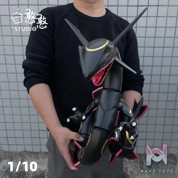Han Han Studio - Pokémon 1/10 Rayquaza resin statue Navy Toys anime figure