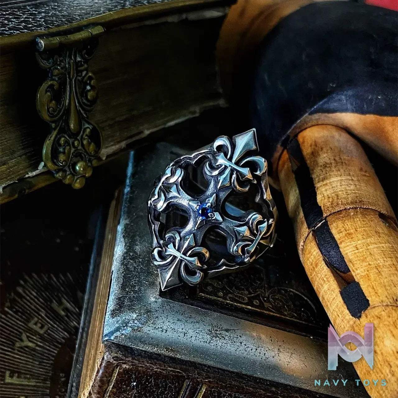 Raven Studio (silver jewelry) – Original “Faith” Exclusive Design Cross Ring Original