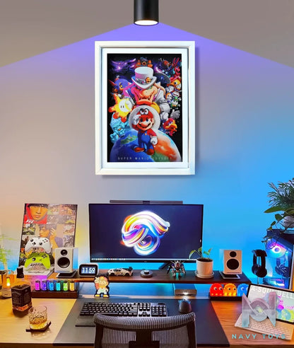KALA HOME Studio – Super Mario Multiple Characters #02 3D Decorative Painting Super Mario