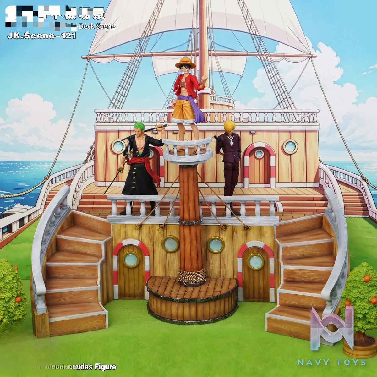 JacksDo Studio – Thousand Sunny Ship Deck Scene One Piece