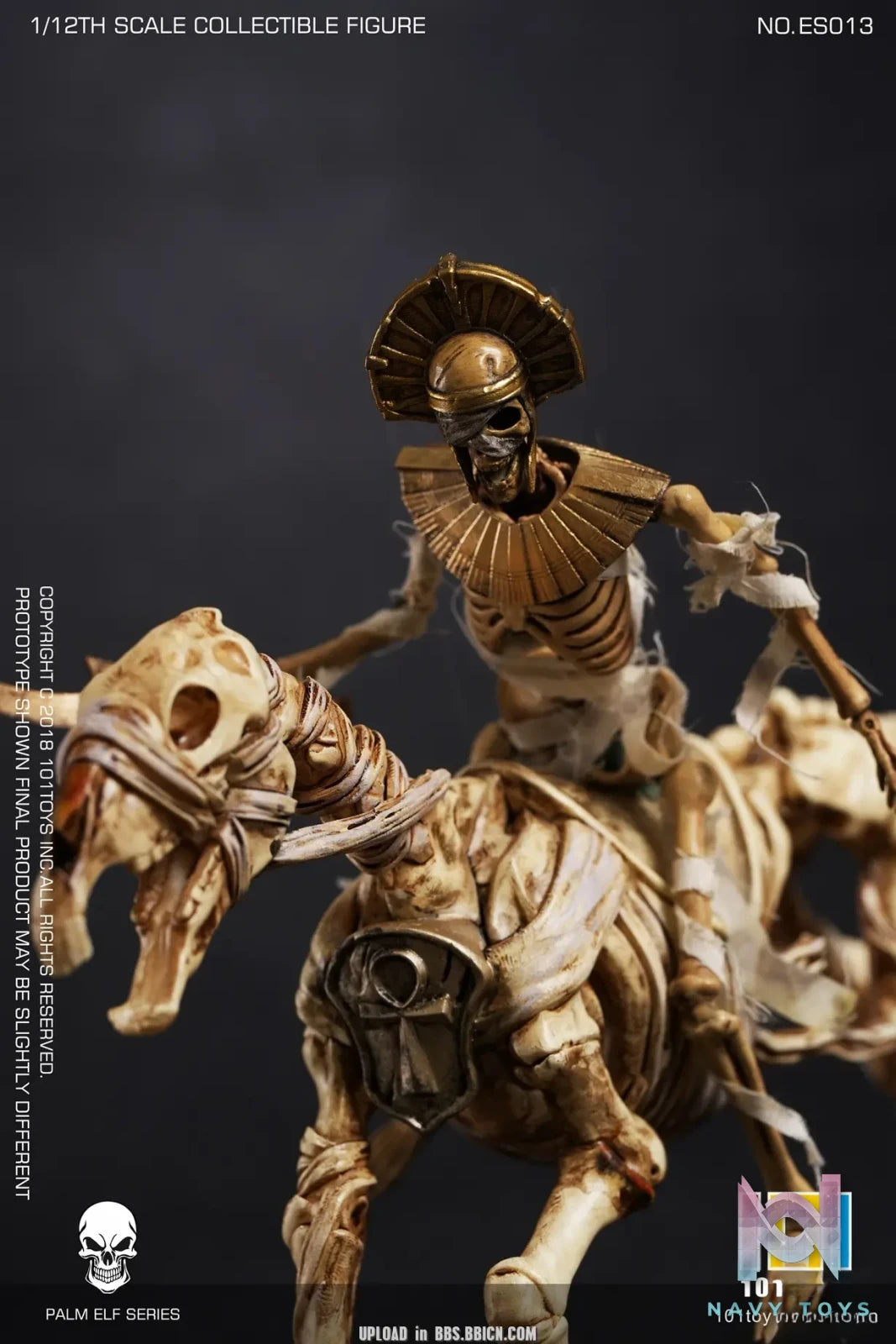 101Toys – Original PALM ELF SERIES- Skeleton Egyptian Mummy (Licensed)