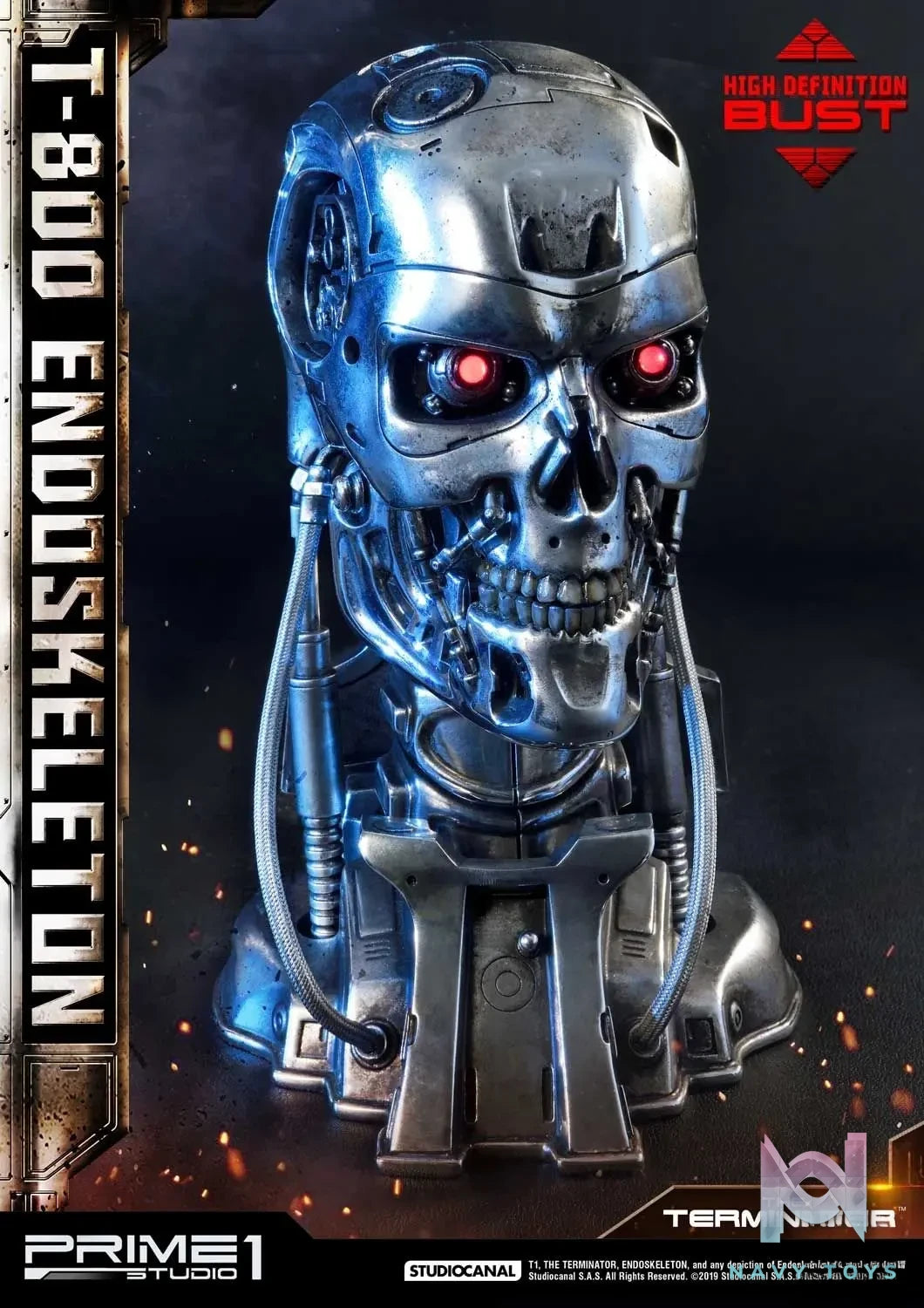 Prime 1 Studio – High Definition Bust The Terminator (Film) T-800 Endoskeleton Head HDBT1-01 (Licensed)