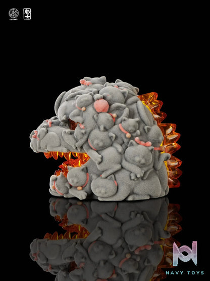 OFFART & A Ren – Flame Hundred Cats Mini – Flocked Version (Licensed)