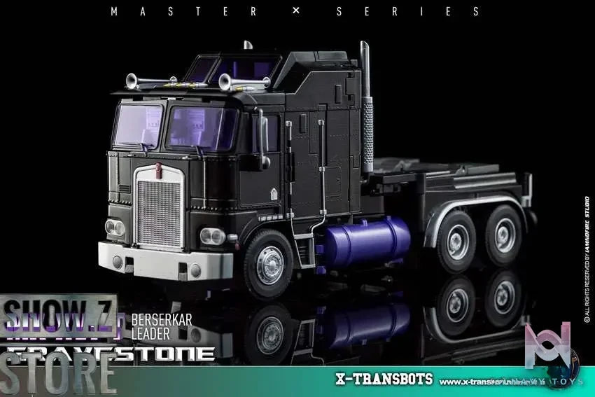 X-Transbots Studio – MX-12T Gravestone Motormaster Youth Version x MX-12B Trailer for MX-12A Gravestone Motormaster w/MX-12C Accessory Pack Transformers