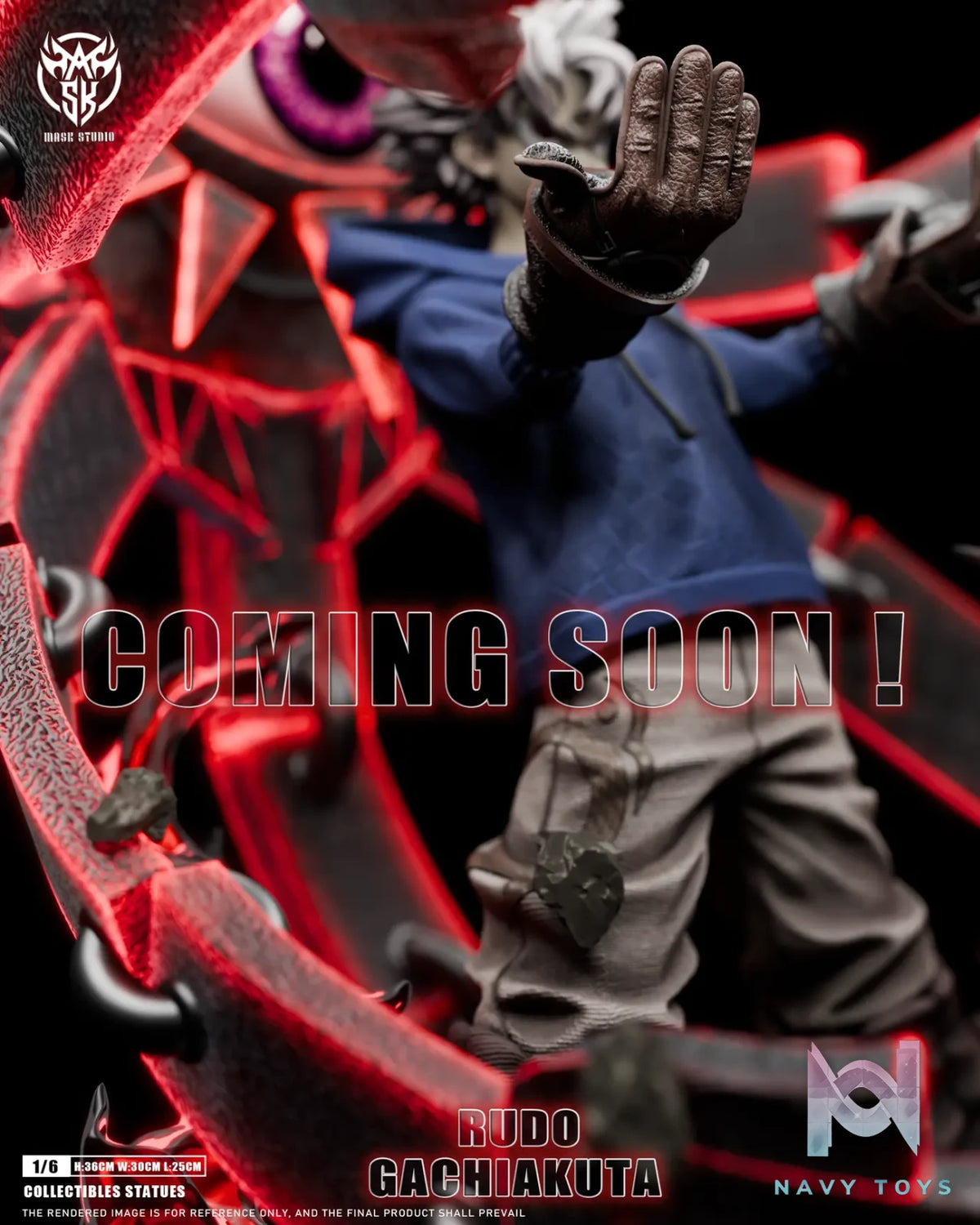 Mask Studio – GACHIAKUTA The Abyssal Berserker Rudo