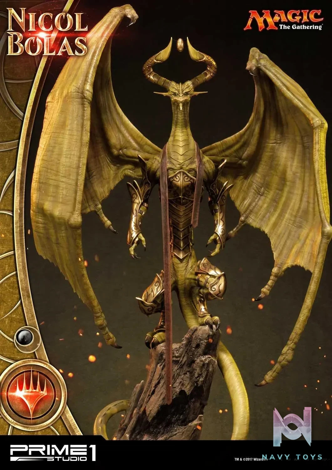 Prime 1 Studio – Premium Masterline Magic: The Gathering Nicol Bolas PMMTG-01 PMMTG-01EX (Licensed)