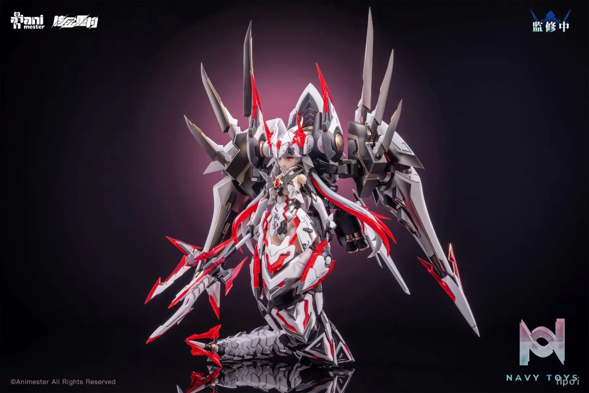 AniMester X Nuclear Gold Reconstruction – Polaris Star White 1/12 Plastic Model Kit (Licensed)