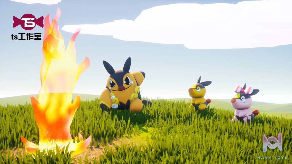 Ts Studio – Pokemon Tepig evolutionary group