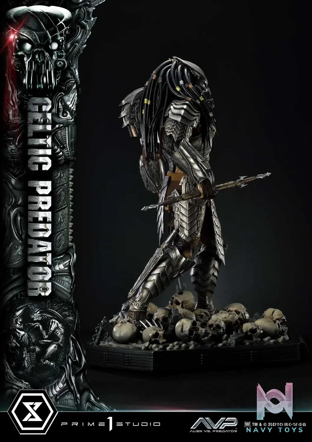 Prime 1 Studio Museum Masterline Alien vs. Predator Celtic Predator MMPR-05 MMPR-05S