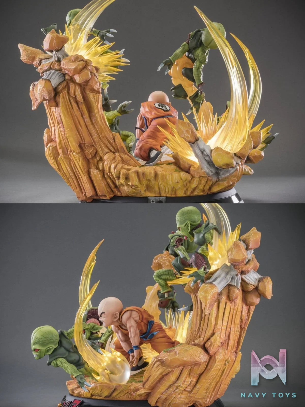 Krillin Vs The Saibaimen - Dragon Ball - Tsume Art resin statue Tsume Art Studio anime figure