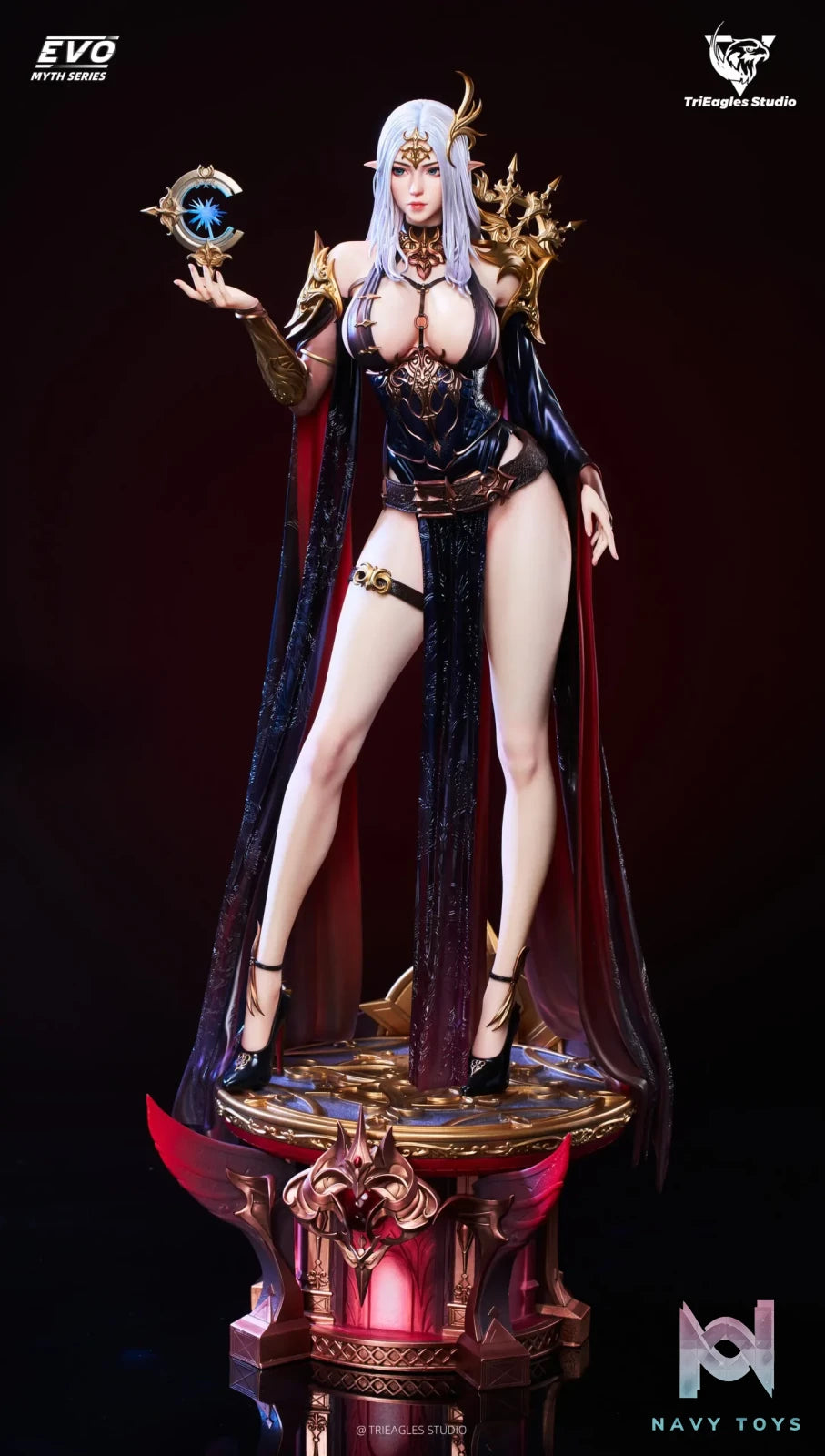 TriEagles Studio – EVO Myth Series Astral Dark Elf Ayla 1/4 Statue (Licensed)