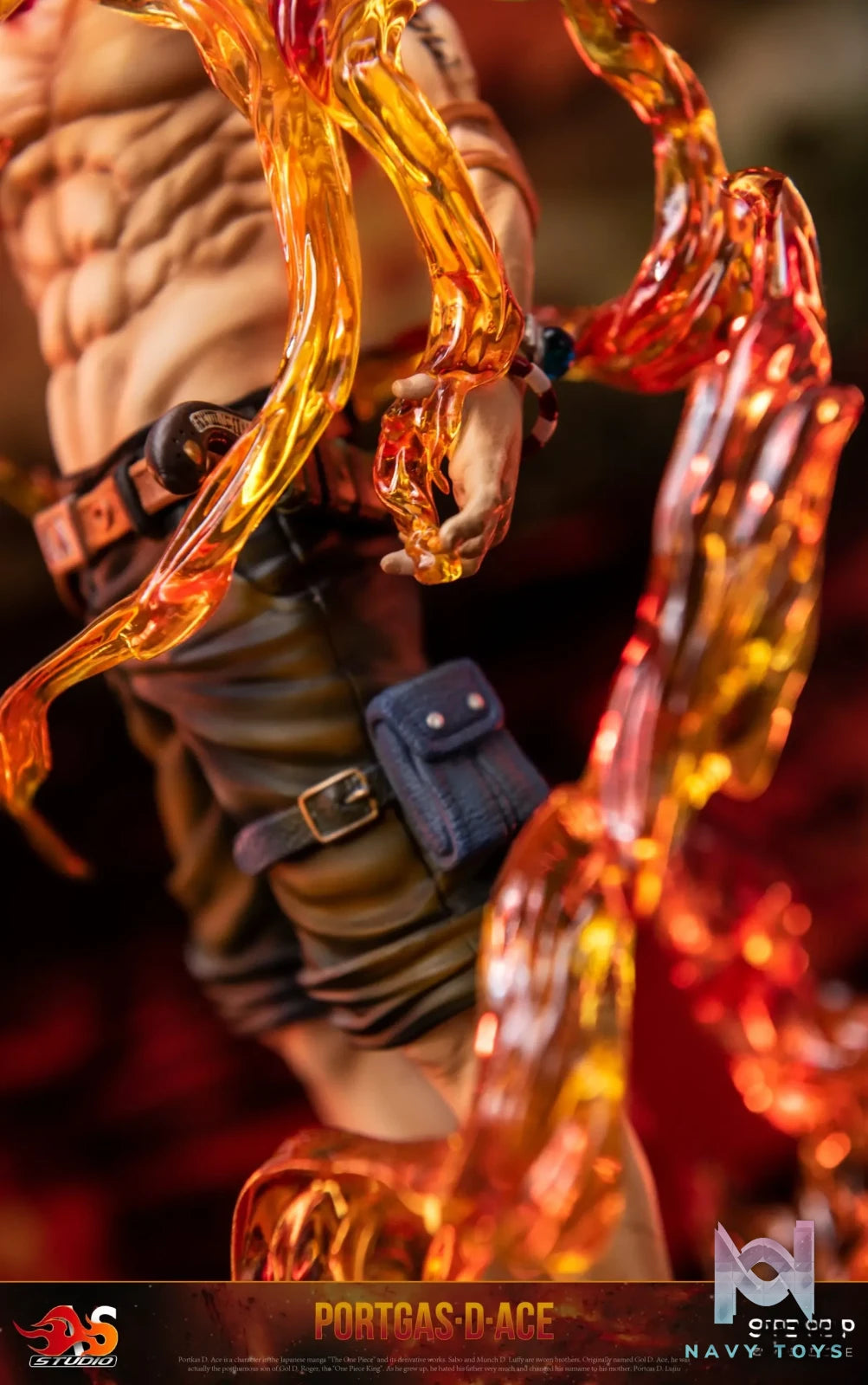 AS Studio – One Piece Flame Ace & Goodbye Ace Bust