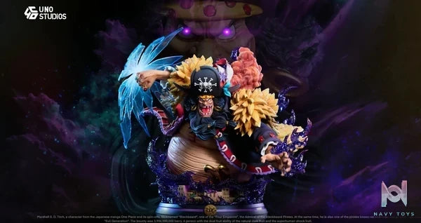 UNO Studio - One Piece 1/4 Scale Marshall D. Teach Blackbeard resin statue Navy Toys anime figure