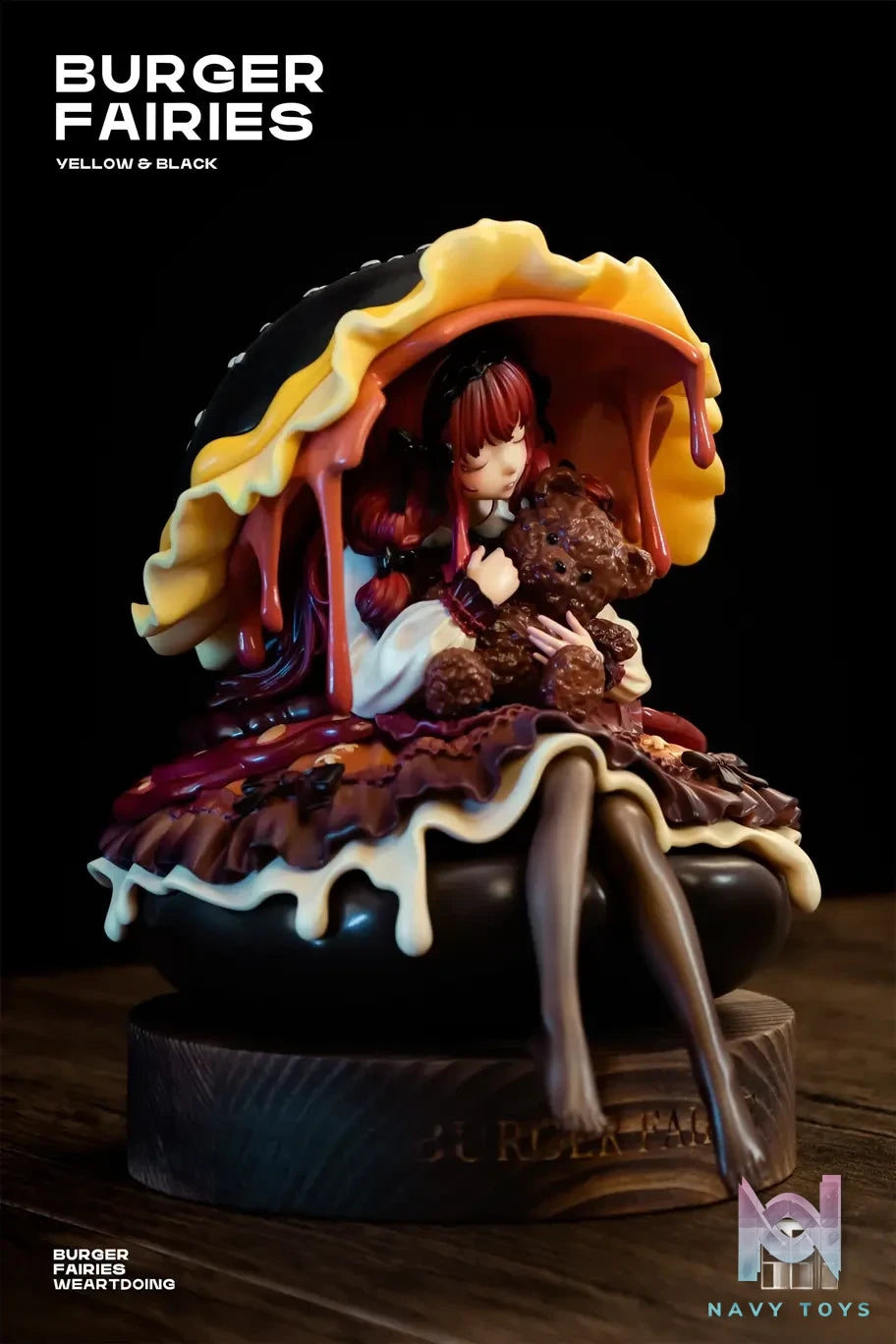 WeArtDoing Studio – Original The Sleeping Beauty-Burger Fairies- Yellow & The Sleeping Beauty-Burger Fairies-Black (Licensed)