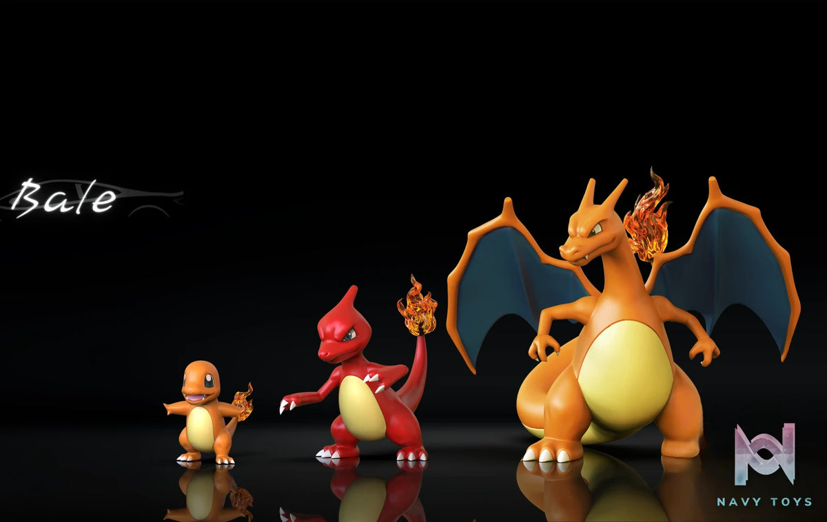 Bale Studio – Pokémon Charizard Evolution Set
